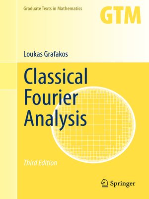 cover image of Classical Fourier Analysis